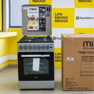 Mika 3 Gas + 1 Electric 50x55 Electric Oven Standing Cooker