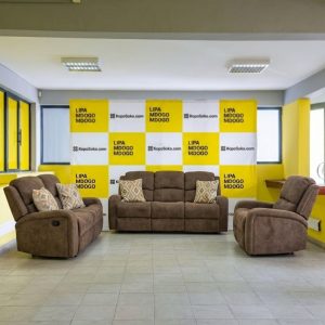 Harley Fabric Recliner 6 Seater Sofa Set - Code: LPPF01
