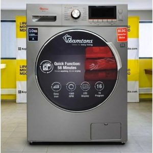Ramtons 10Kg Front Load Fully-Automatic Combo Washer & Dryer