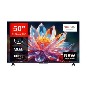 TCL 50 Inch 50T6C HDR10+ QLED Google TV