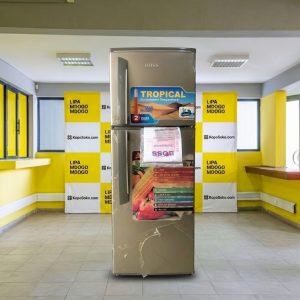 BOSS 210 Liters Direct Cool Double Door Fridge