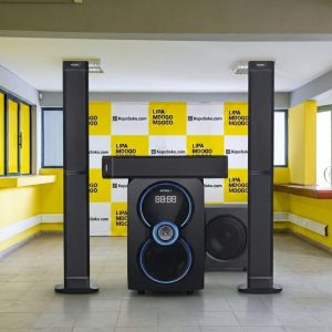 Nobel+ 55000W PMPO Bluetooth Subwoofer – Powerful Sound System with USB, SD, FM, Remote & LED