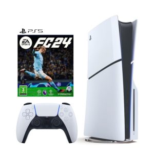 Sony PS5 Console + FIFA 24 Bundle (825GB, Disc Version)