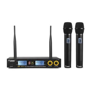 BNK X35 Dual UHF Wireless Microphone System with LCD Display and Anti-Interference Technology