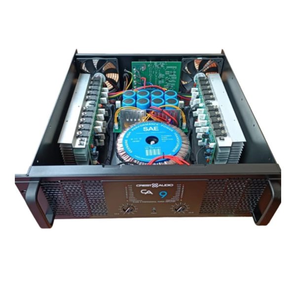 Crest Audio CA9 3000W Professional Power Amplifier – 2-Channel, Class H
