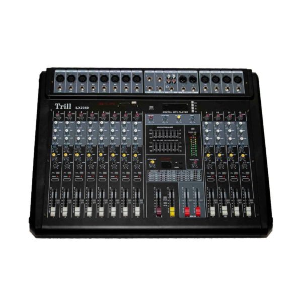 Trill LX2350 – 12-Channel Professional Audio Mixer with Effects, USB & Bluetooth