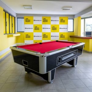 Commercial Token-Operated Marble Top Pool Table – Heavy Duty
