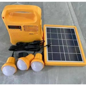 Salfa Spark Solar Kit with Radio, Light, 3 Bulbs & Mobile Charging