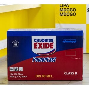 Chloride Exide Power Last DIN80MF 12V Maintenance Free Car Battery