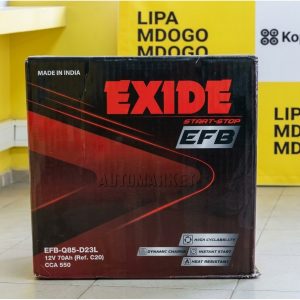 Exide Q85MF L/R EFB Battery 70Ah 12V 650CCA