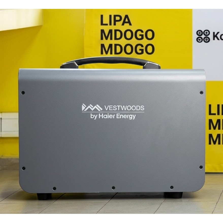 Vestwoods by Haier Energy 1kWh Portable Power Station | 500W Output | 1004.8Wh LiFePO₄ Battery | Solar Ready | UPS Backup